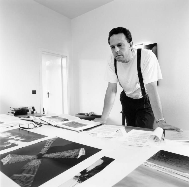 Making Of, k.e in seiner StudioGalerie in Wesel, 1994